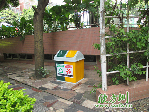 炎炎夏季，玻璃鋼垃圾桶為清遠(yuǎn)市街道帶來點(diǎn)點(diǎn)綠意