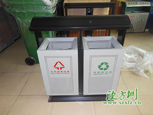 貴陽物業(yè)戶外鋼板沖孔垃圾桶，客戶的二次選擇。