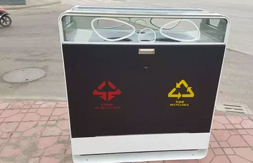 成都高大上果皮箱：有WiFi，靠太陽(yáng)能工作