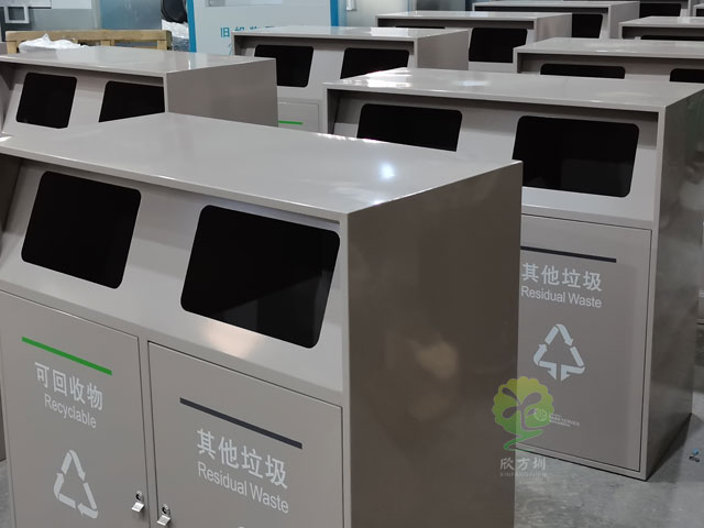 提升公共空間品質(zhì)，深圳金屬垃圾桶助你一臂之力